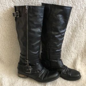 Carlos Santana tall size 8 black boots